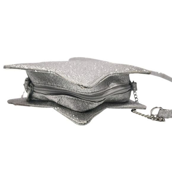 Claire's New Patriotic American Flag Red White Blue Star Purse Crossbody Bag - Picture 7 of 10